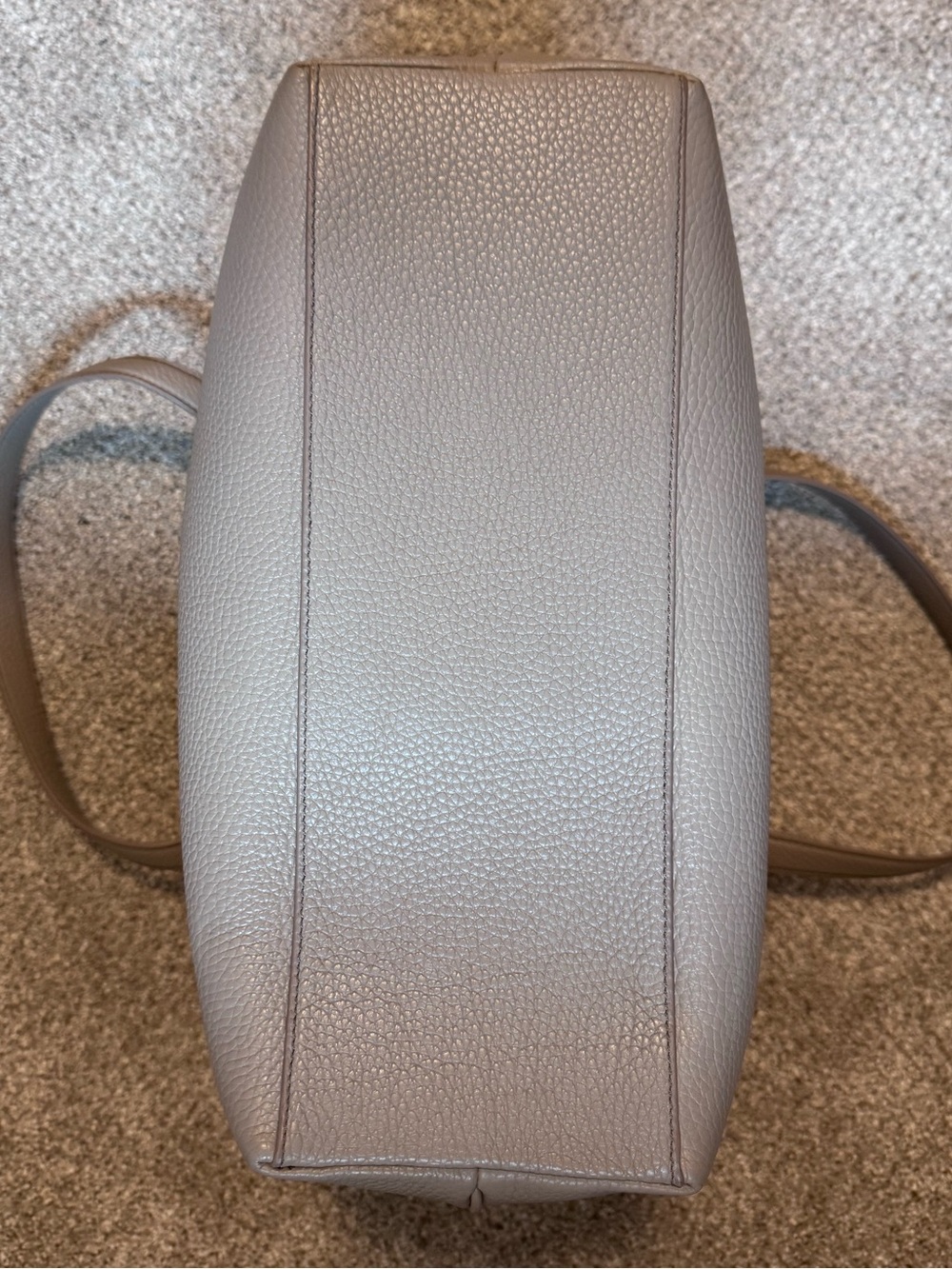 Tory Burch Thea Gray Pebbled Leather Tote - Picture 8 of 10